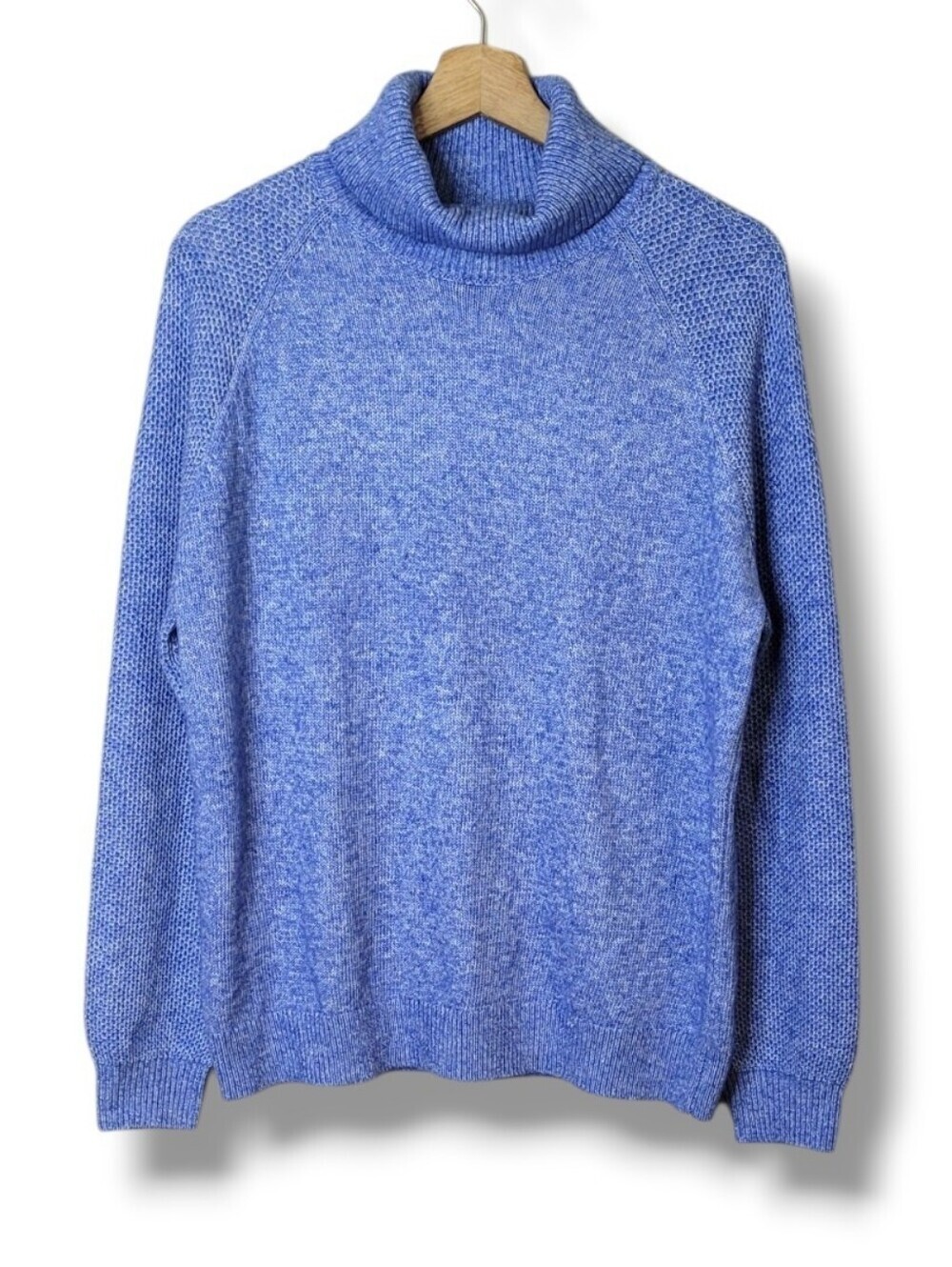 LOFT Blue Turtleneck Sweater Size L NWT